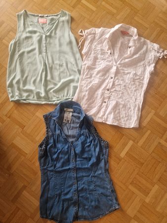 3 schöne Sommer Oberteile Gr. 38 (Nadine.H, O.HA, CECIL)