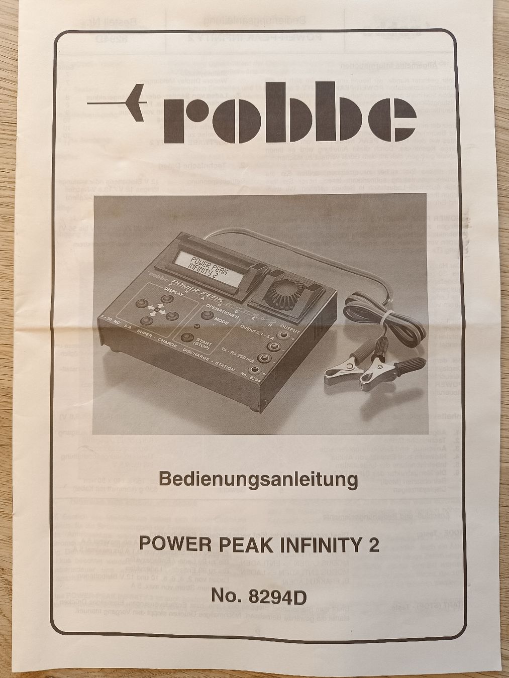 Robbe Batterie, Caricabatterie & Alimentatori: Robbe Power Peak Infinity 2 Ladegerät – Usato da Urnäsch venduto da h5T4 6
