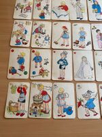 Schwarzer Peter/ Mädchen Kartenspiel ANTIK 25 herzige Bilder