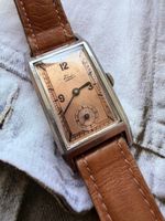 Vintage Uhr, Ebel Tank, Art Deco, Salmon dial, 1930er