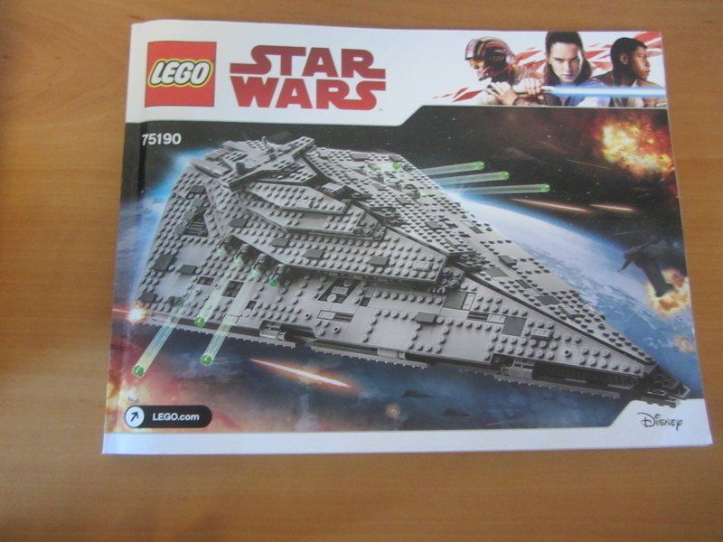 Lego Baukästen: LEGO Star Wars 75190 " First Order Star Destroyer " – Gebraucht aus Kreuzlingen von Han-Solo-68 1