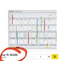 neuer Franken Jahreskalender, magnetisch, 90x120cm