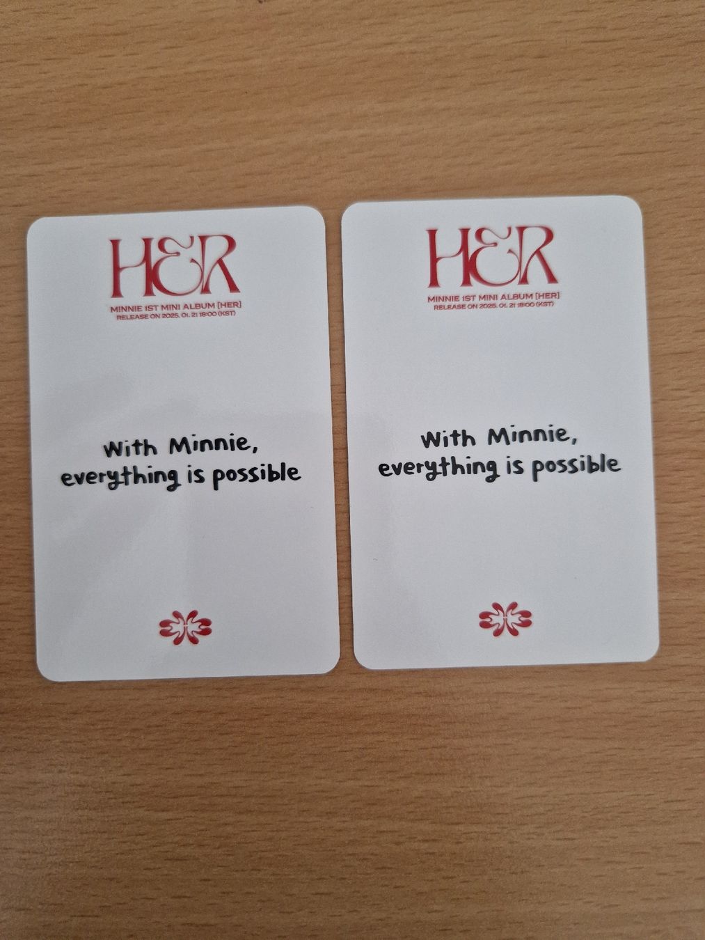 Carte collezionabili: i-dle Minnie "HER" POB Photocard – Usato da Erlinsbach venduto da car_tz9m 1