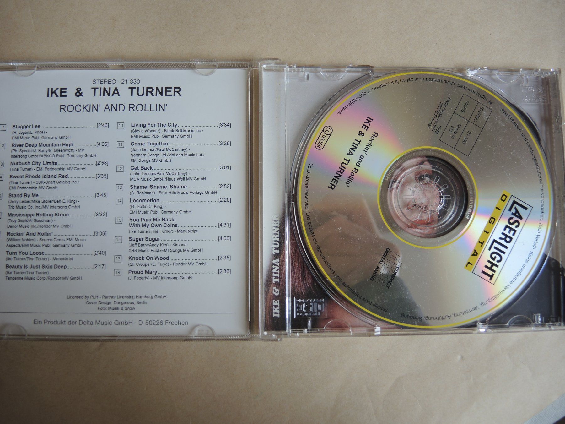 CD: CD - IKE & TINA TURNER - Nutbush City Limits Stagger Lee ... – Usato da Rorschach venduto da maeck8 1
