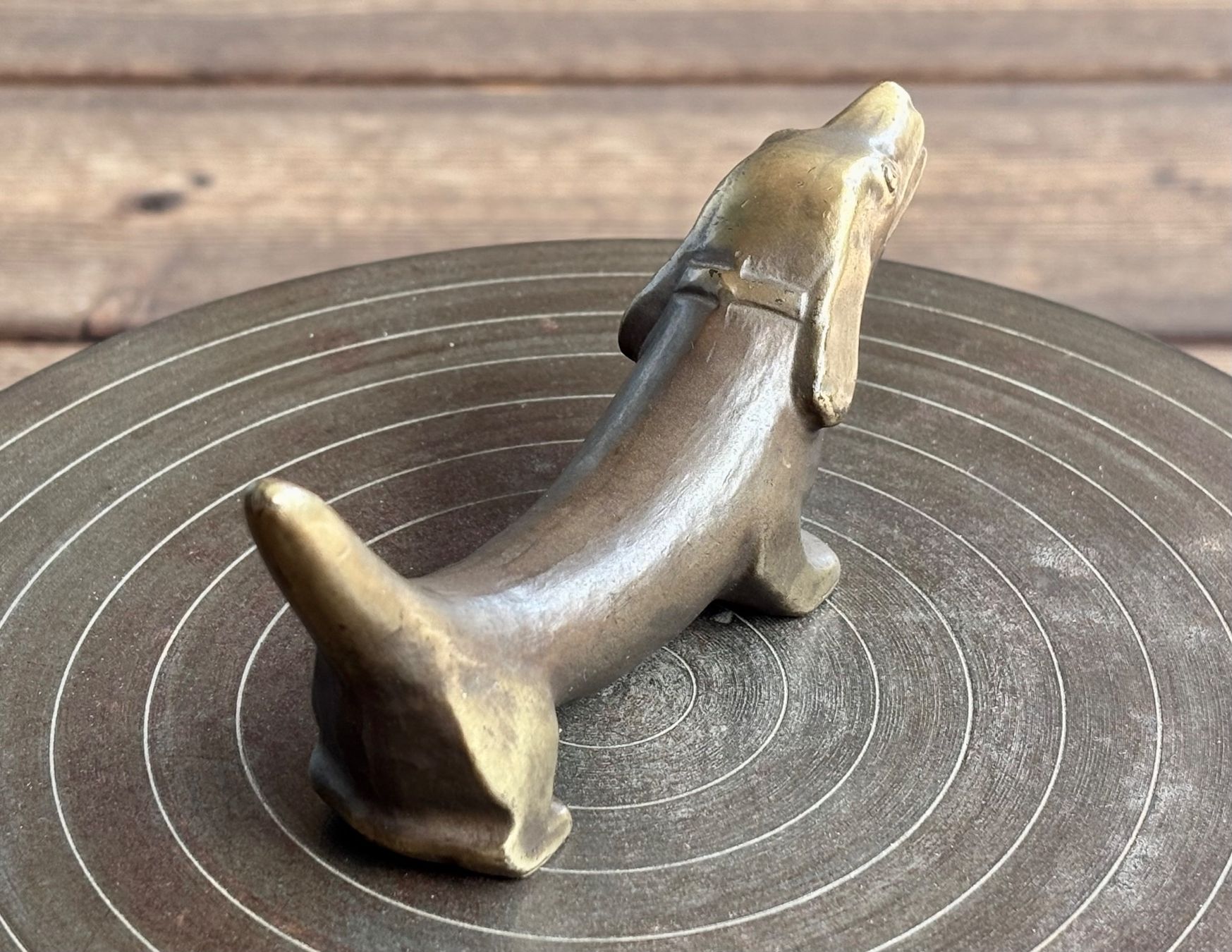 Bag Turgi Figuren: BAG Werbefigur Bronze Hund, Dackel – Gebraucht aus Lüchingen von Eeizo 5