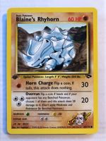 Blaine's Rhyhorn 1st Gym Challenge - MINT - ab 1.-