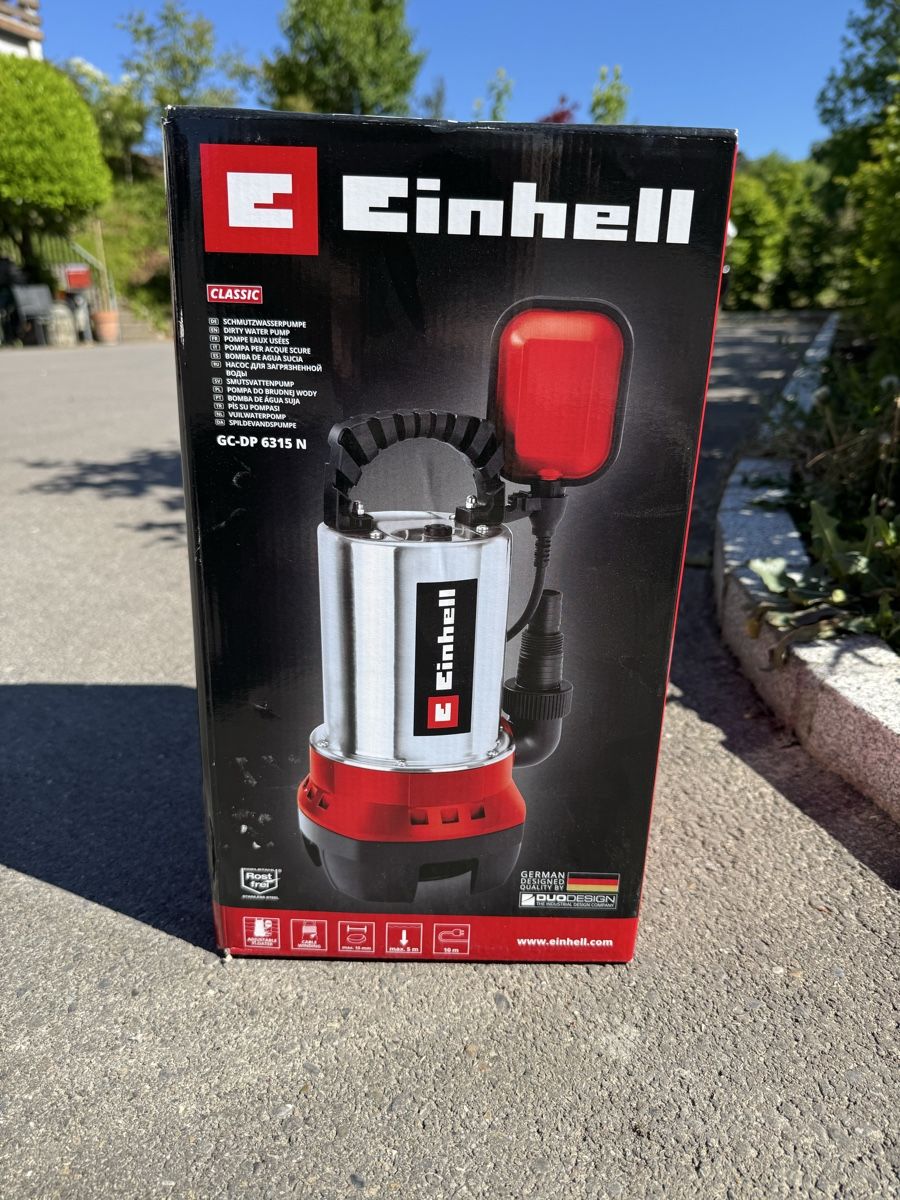 Einhell Pompe & Parti di ricambio: Einhell GC-DP 6315 N Schmutzwasserpumpe – Nuovo e nell'imballaggio originale da Obfelden venduto da QeSh