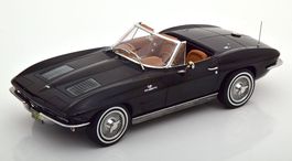 Chevrolet Corvette C2 Sting Ray Cabriolet 1963-1967 schwarz