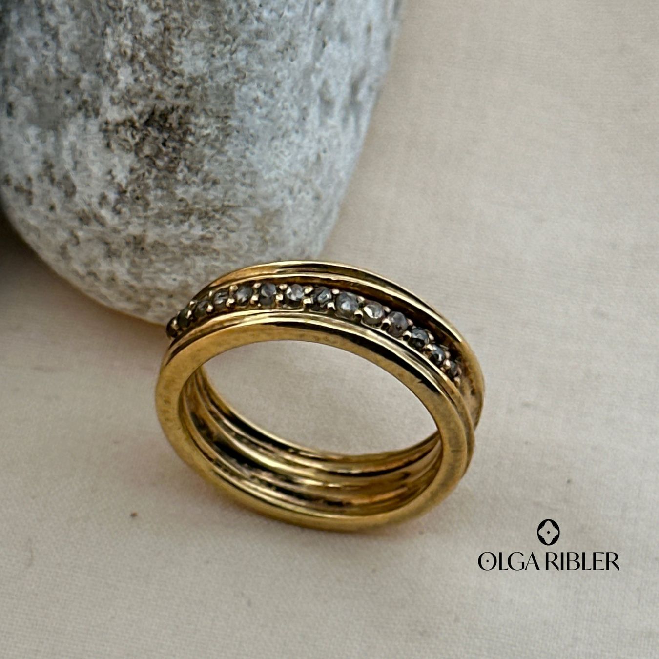 Olga Ribler Ringe: Diamanten Sterling Silber Ring - Grösse 53 – Neu (gemäss Beschreibung) aus Luzern von Schmuckoutlet 4