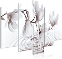STARK REDUZIERT 🤍 5-teiliges Wandbild Blumenmotiv Magnolien