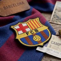 FC Barcelona Aufnäher Badge Patch Messi Yamal Camp Nou Pedri