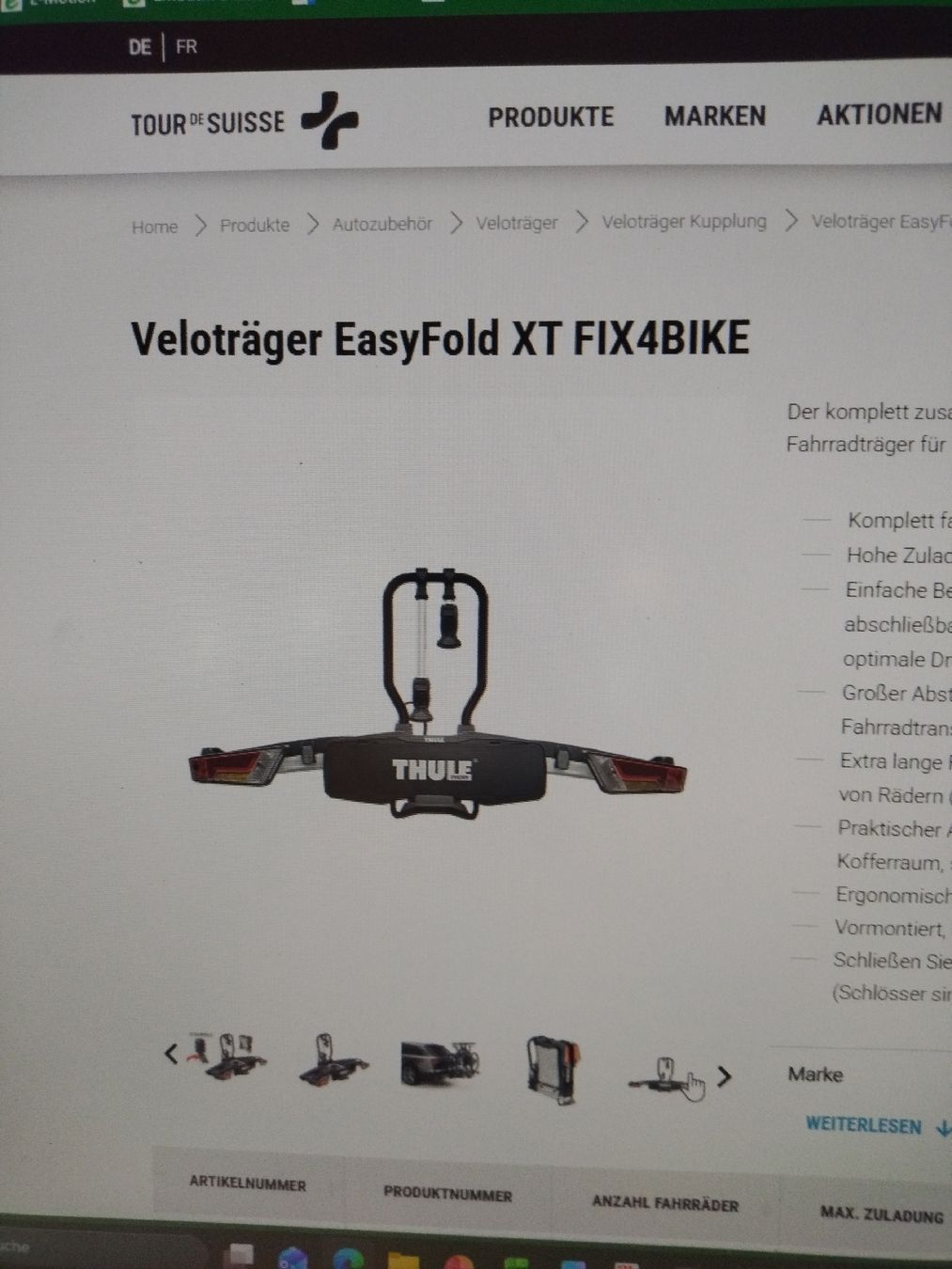 Valigie: Thule Heckträger 2 e-Bike – Nuovo e nell'imballaggio originale da Niederscherli venduto da VeneraR 4