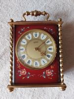 Edle Le Castel " Officier" Tischuhr-Swiss Made-Handbemalt