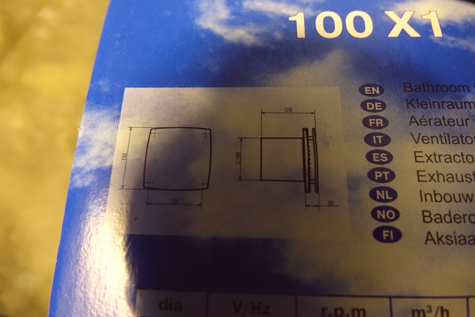 Ventilatori: Wand-Ventilator für Bad oder Küche – Usato da Zürich venduto da Finale7 3
