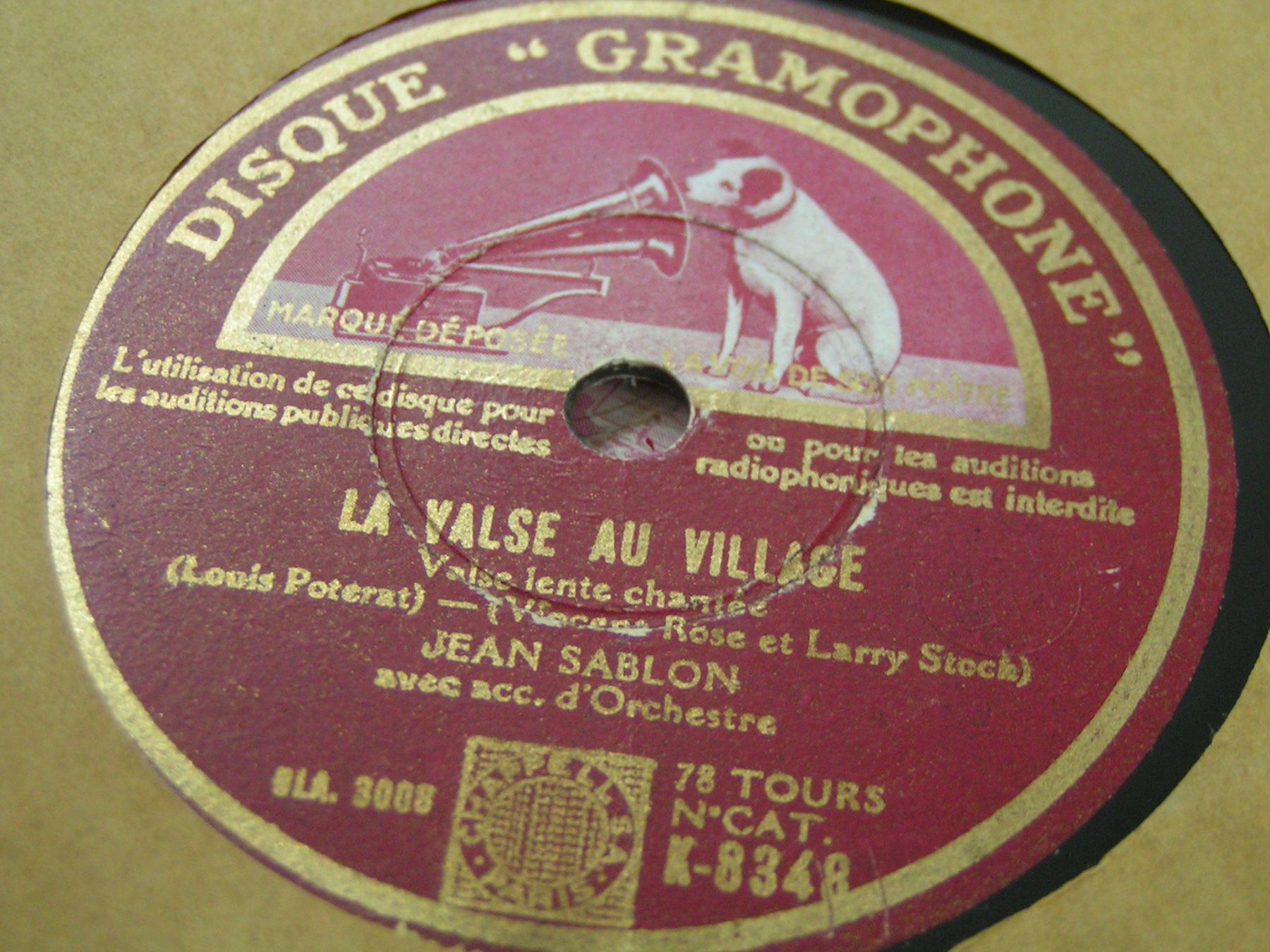 Dischi in vinile: DISQUES 78 TOURS – Usato da Lausanne venduto da Leag 5