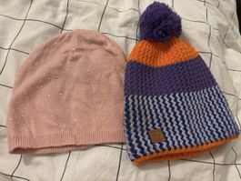 2er Set: Wintermütze,Mädchenmütze,