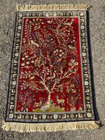 Ghom Perser  Orientteppich Korkwolle mit Seide 118 × 81cm