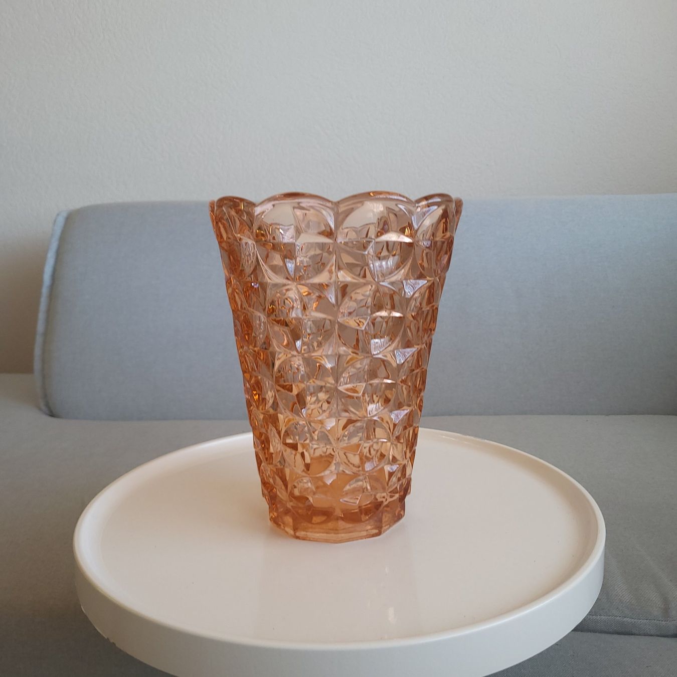 Walther Glas Vasen & Gefässe: 50er J. DDR " Walther-Sachsenglas " Orange Glasvase Luttich – Gebraucht aus Savièse von qm2710 2