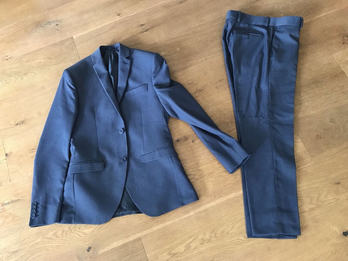 Anzüge: Anzug, blau, Gr. 44, Isaac Dewhirst – Neu (gemäss Beschreibung) aus Lostorf von Gavia