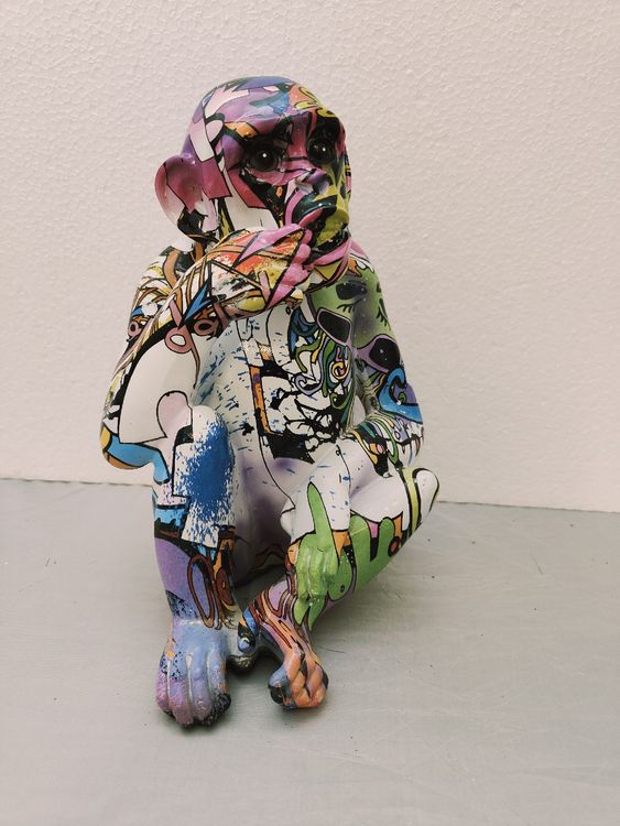 GILDE Clown Figur „Stürmische Zeiten“ – Handbemalte Deko Aus Kunstharz, 15 Cm, Perfekt Für Vitrine Oder Als Geschenk