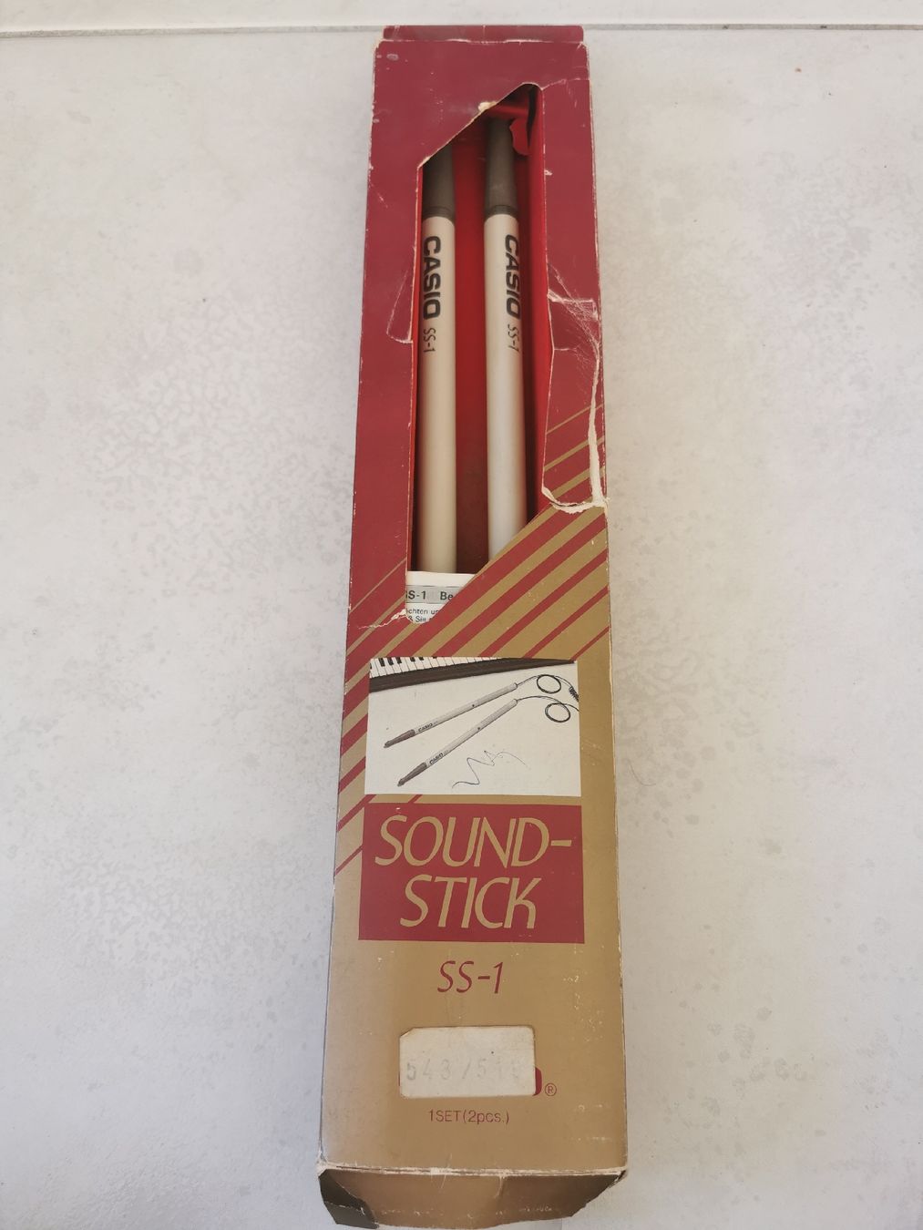 Casio Strumenti musicali: Casio Ss1 Sound Sticks Schlagzeug drums Controller – Usato da Brunnen venduto da JJaime 1