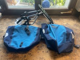 Thule Bikegepäckträger mit Ortliebtaschen