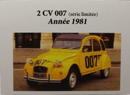 CITROËN 2CV 007 (série limitée) - Année 1981
