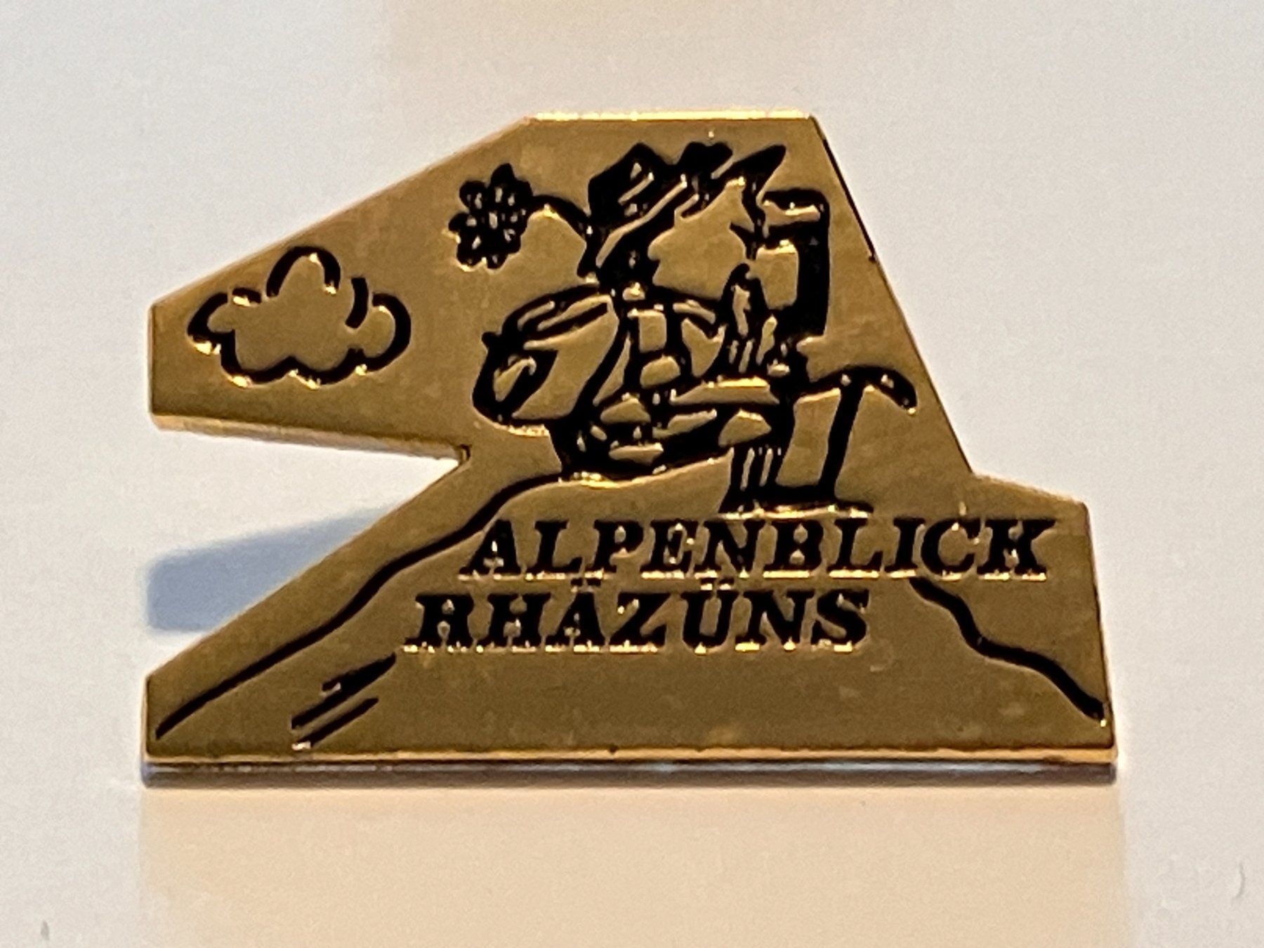 Placchette & Badge: 1 Pin Alpenblick Rhäzüns – Usato da Basel venduto da djwwpp