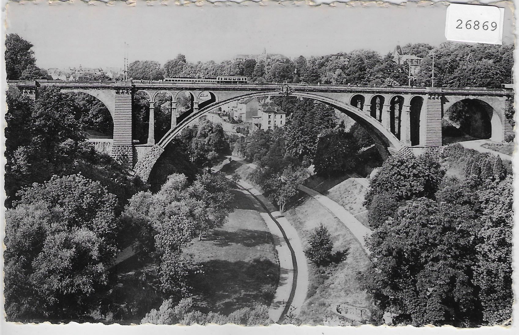 Cartoline postali: Luxembourg - Pont Adolphe with Tramway, – Usato da Ettingen venduto da Kartenplanet