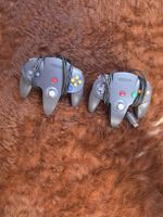 2x Original Nintendo 64 N64 Controller Schwarz