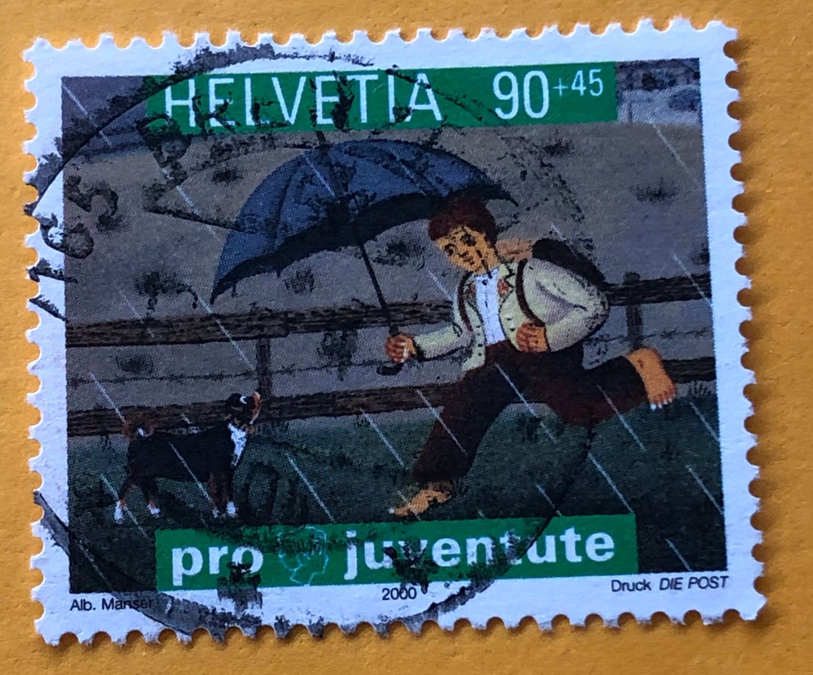 Tutti i francobolli: Nr.J 358 GESTEMPELT 2000 – Usato da Aarau venduto da Billa007
