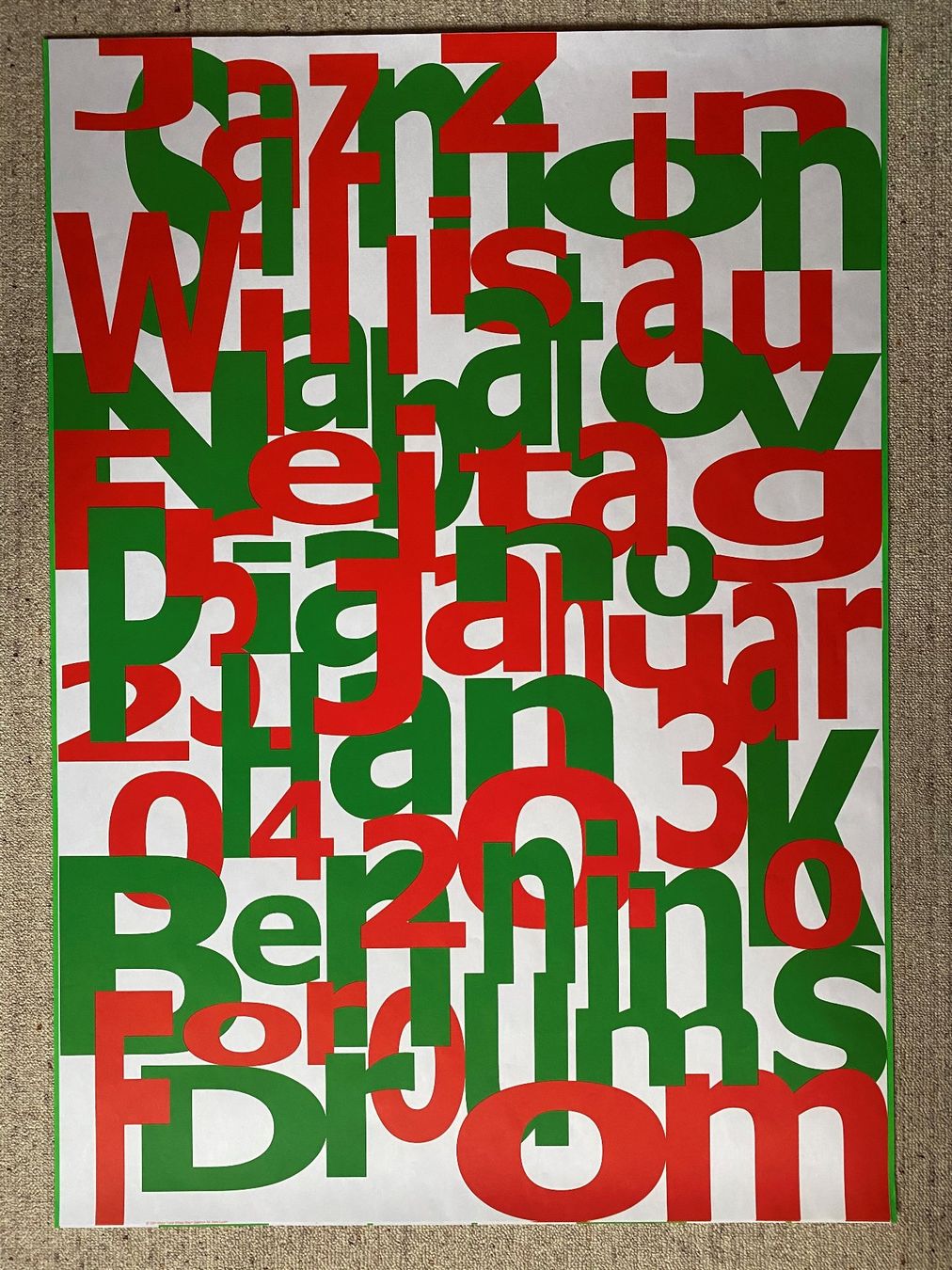 Foto & Immagini: Originalplakat Jazz Willisau 2004 – Usato da deitingen venduto da popcorn02