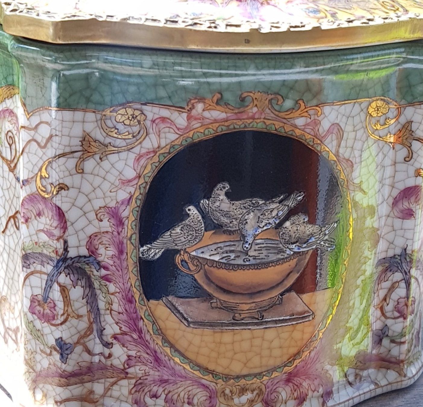 Barattoli: Boîte céramique et bronze doré 1895 – Usato da Villars-sur-Glâne venduto da rifzari 5