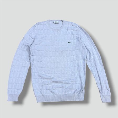 Lacoste vintage checkered retro sweatshirt