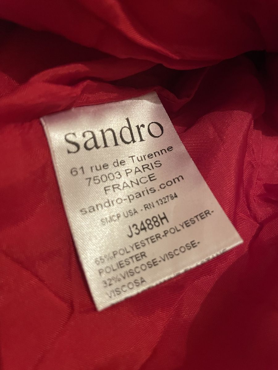 Sandro Gonne: Sandro Rock, Grösse 36, Rot mit Schwarzem Bund – Usato da Basel venduto da car_bgg7 1