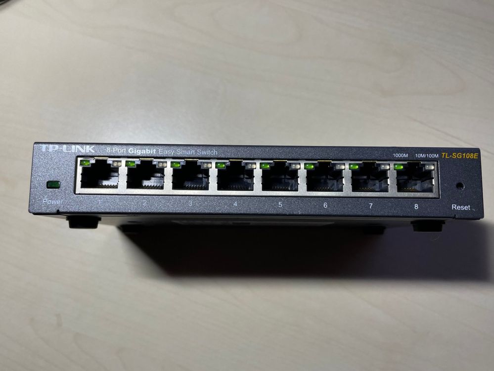 TP-Link TL-SG108E Managed 8-Port Gigabit-Switch | Kaufen auf Ricardo