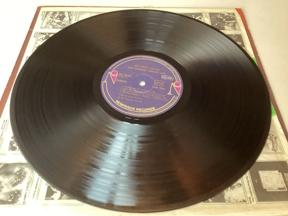 Dischi in vinile: Jeff Beck with Jan Hammer Group Live – Usato da Zürich venduto da Rockbyrd 3