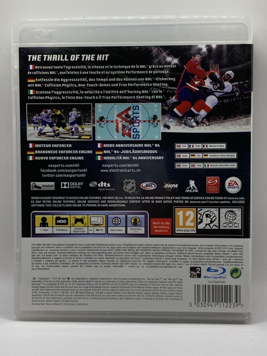 Sony Giochi: NHL 14 - Playstation 3 – Usato da Ostermundigen venduto da RG-Collector 1