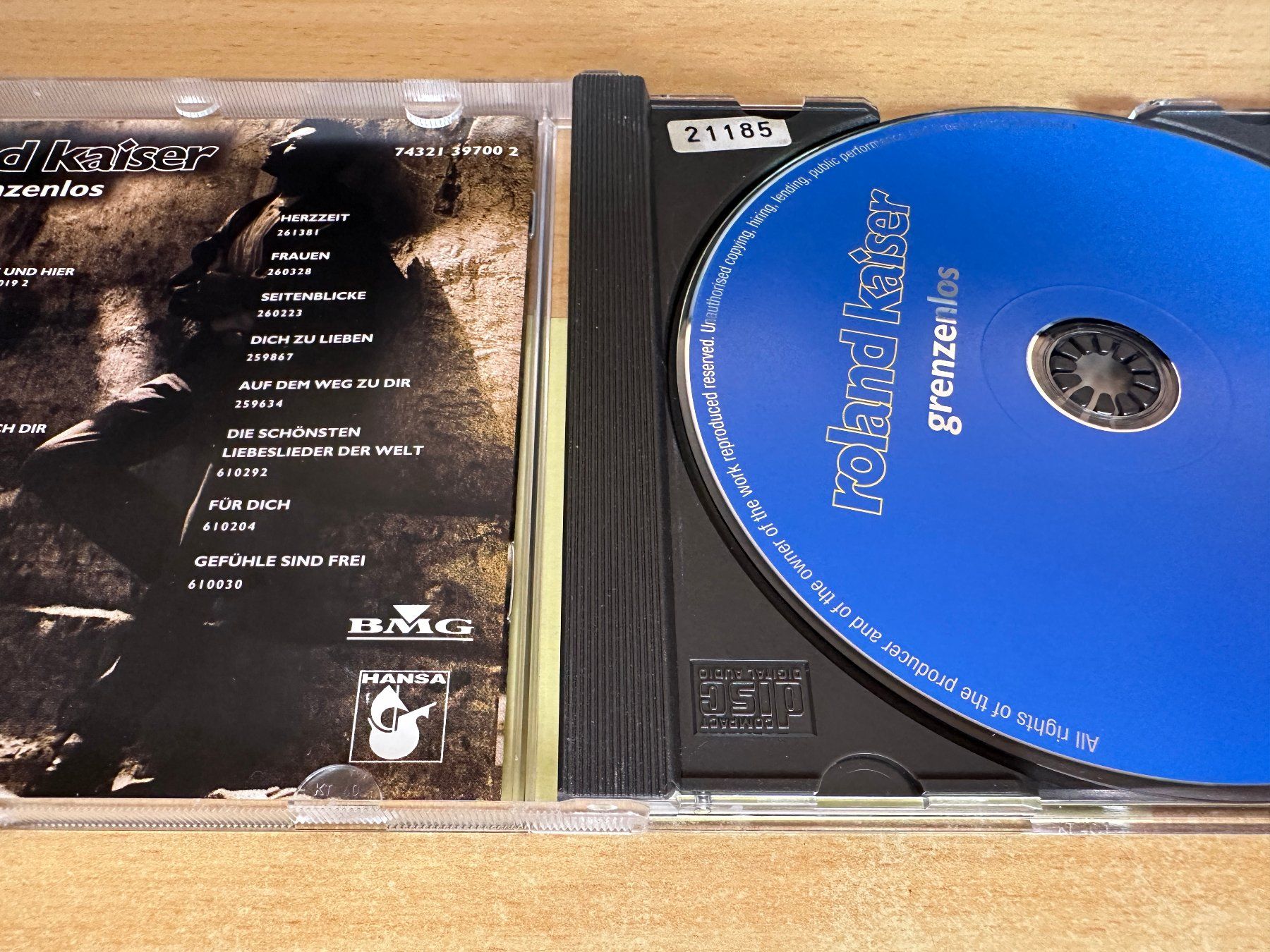 CD: Roland Kaiser – Grenzenlos – Usato da Rikon im Tösstal venduto da Alpenmutz 2