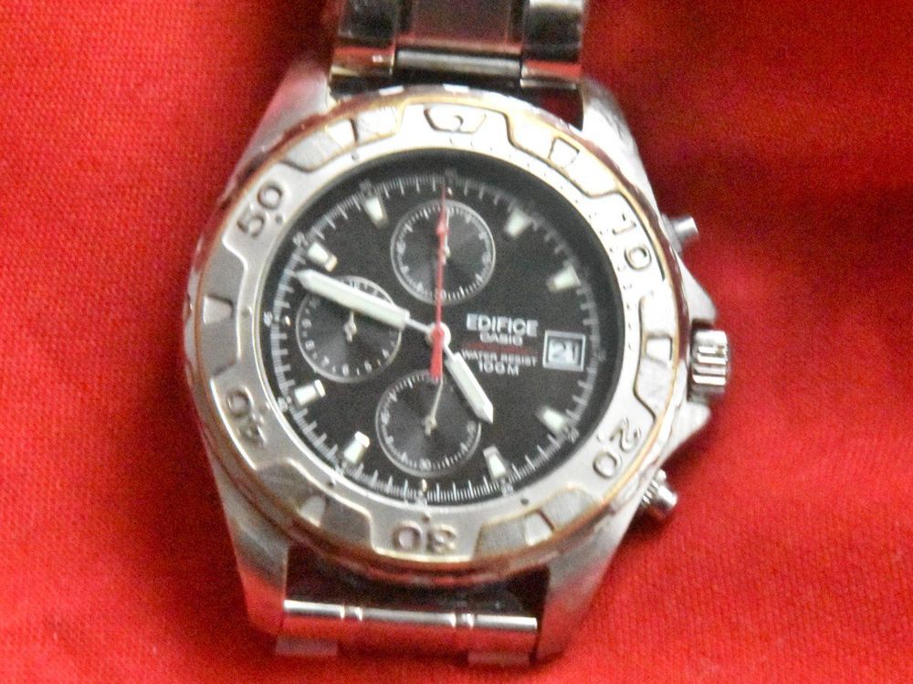 CASIO Edifice (2328) MTD-1033 QUARTZ-CHRONOGRAPH (Gebraucht) in ...