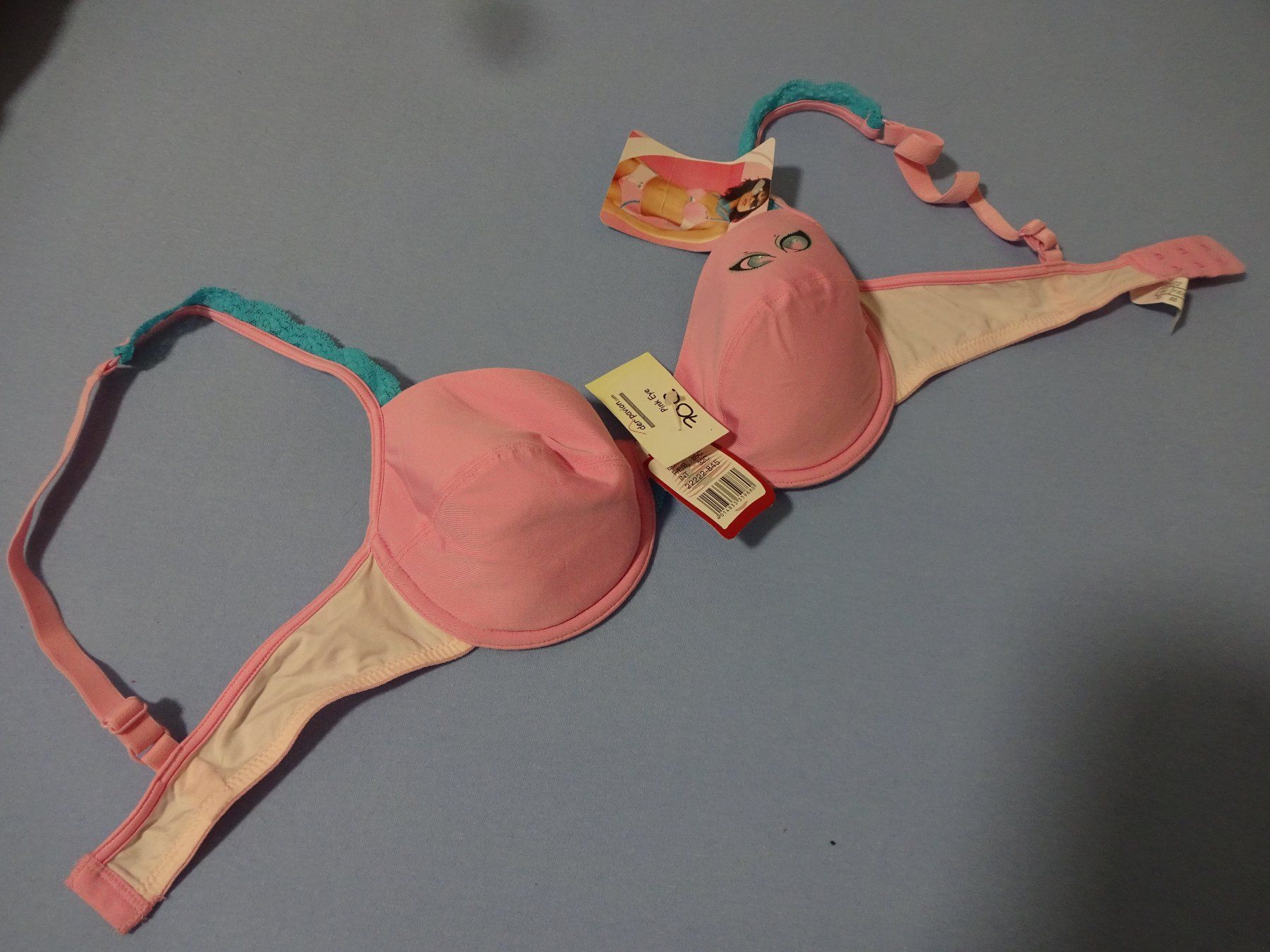 Altra biancheria intima: Herziger Schalen-BH/Pink Eye – Nuovo (secondo la descrizione) da Rothrist venduto da Mistery1