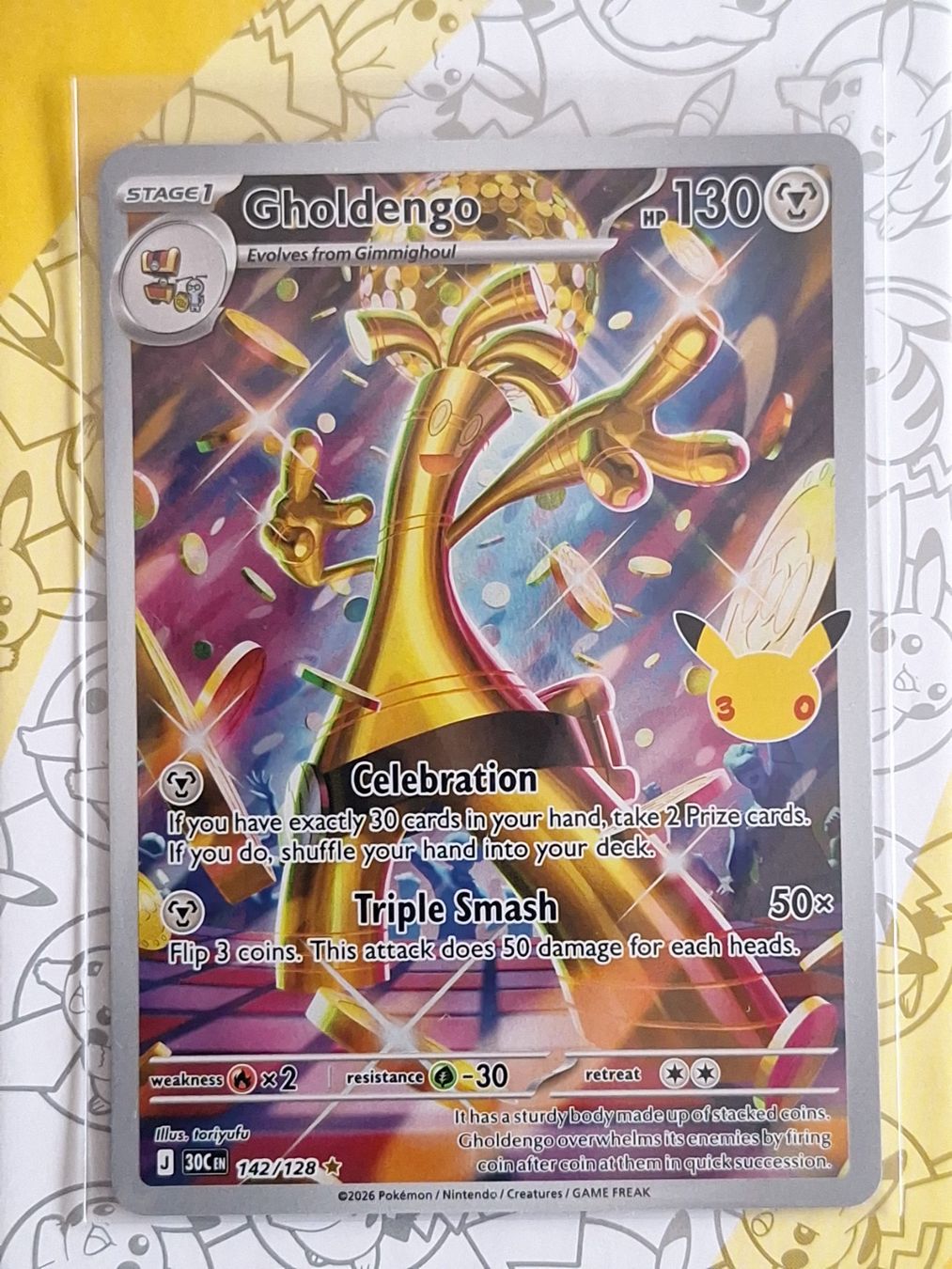 Pokémon Carte collezionabili: Gholdengo - 30th Celebration – Usato da Altstätten SG venduto da GGsGameshop