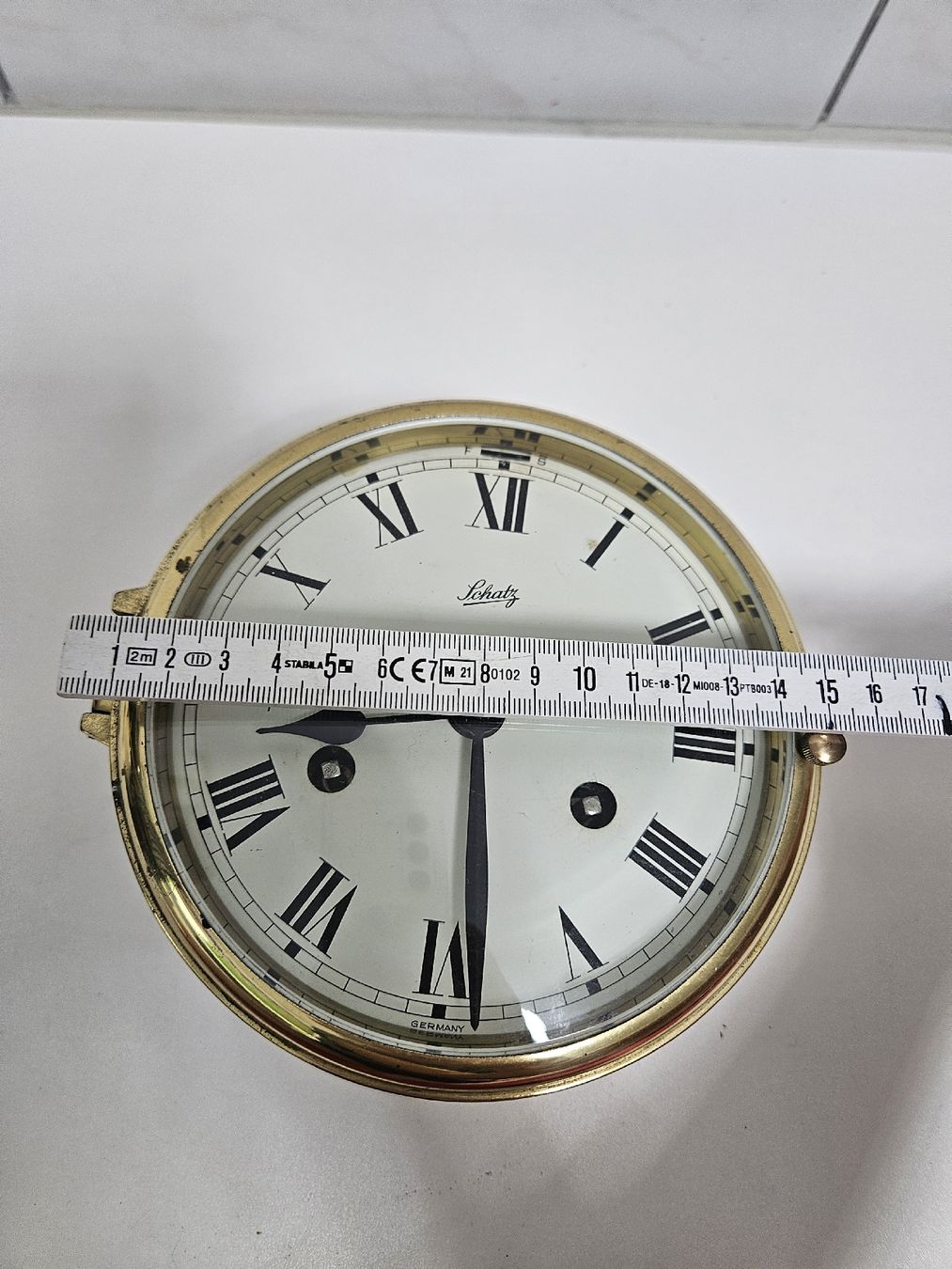 Orologi: Schiffsuhr Schatz Messing Gehäuse  – Usato da Schlieren venduto da Bestleo 5