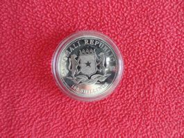African Wildlife Elefant - Silbermünze 2018 - 1oz Ag 999