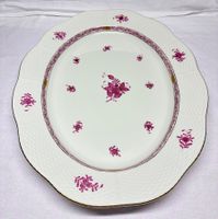 Herend Porzellan Apponyi purpur Grosse Ovale Platte 46.7cm