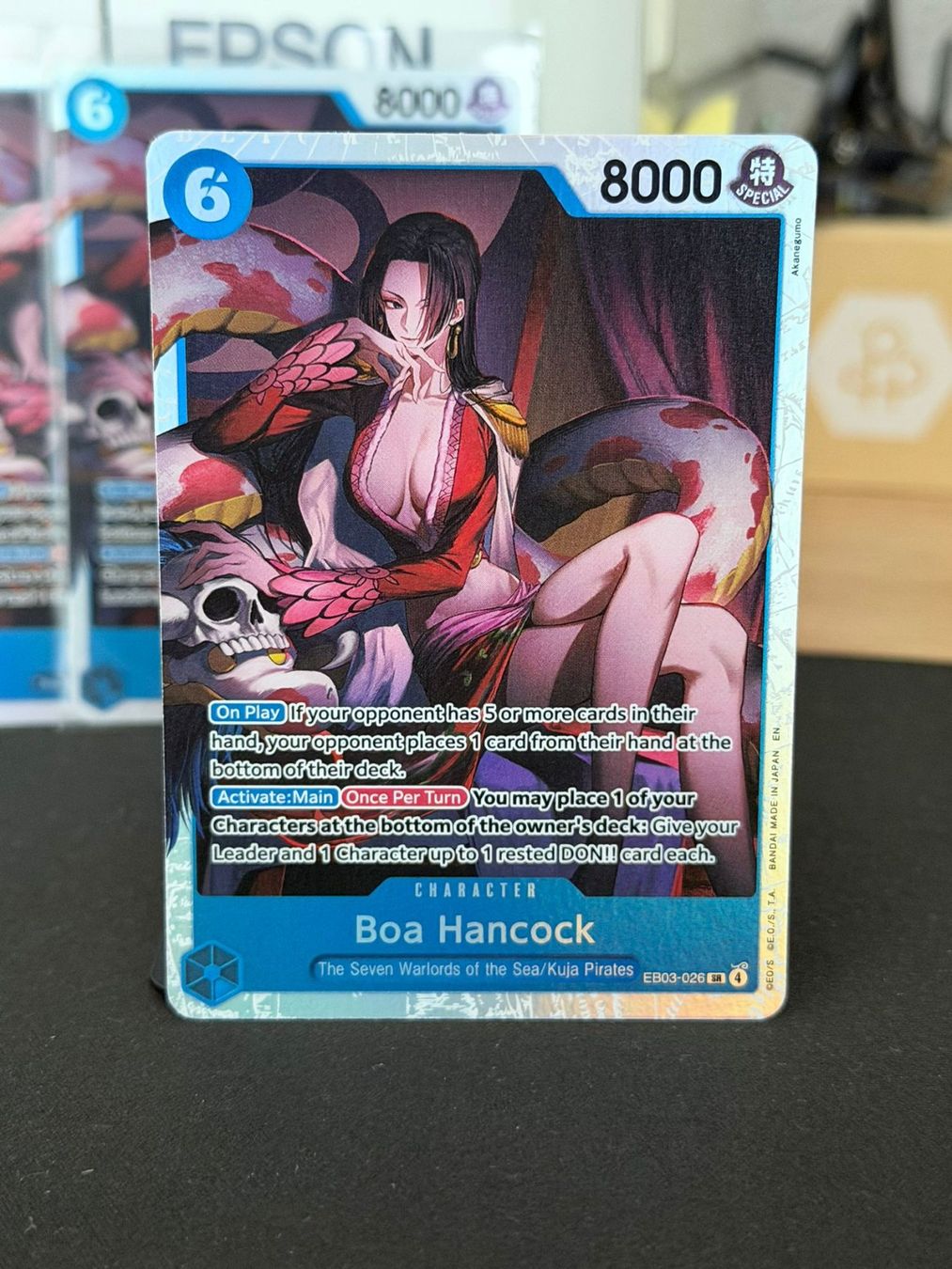 Bandai Carte collezionabili: Boa Hancock EB03-026 SR (4) – Nuovo (secondo la descrizione) da Brittnau venduto da TCGBratans