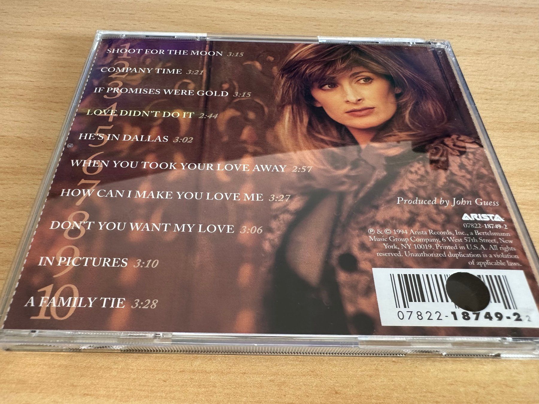 CD: Linda Davis – Shoot For The Moon – Usato da Rikon im Tösstal venduto da Alpenmutz 1