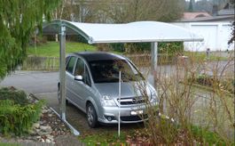 Carport Unterstand mit Sockel  2.5x5.2m