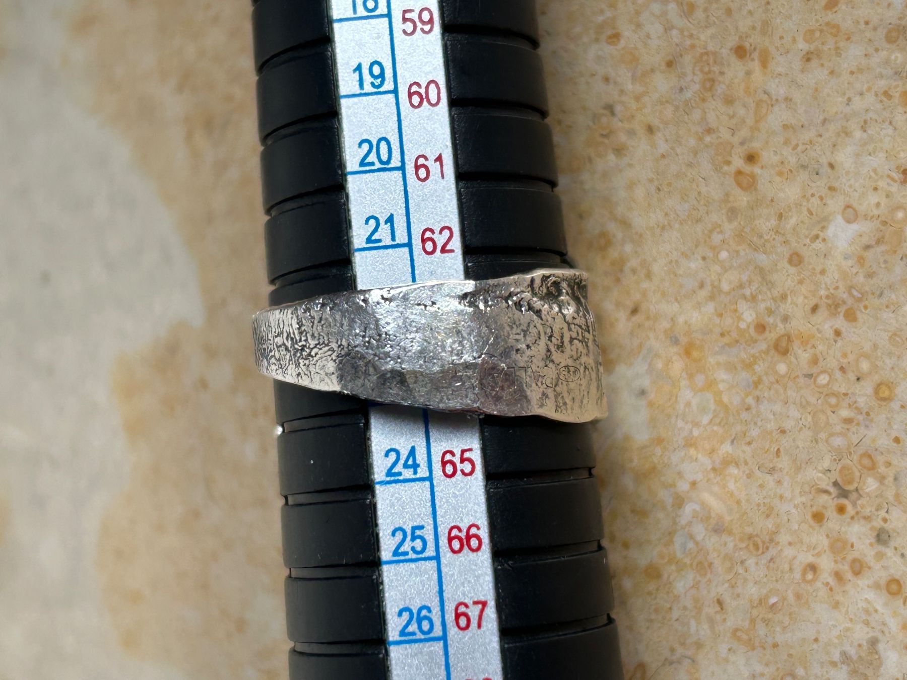 Ringe: Silberring DESIGNER hellblaue Steinli (63) – Gebraucht aus Dittingen von Bijoubelle 5