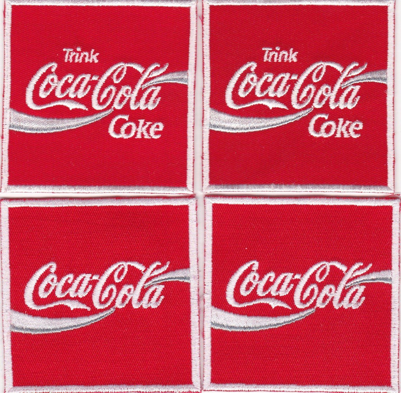 Toppe: 4 Coca-Cola Aufnäher - Patch – Nuovo (secondo la descrizione) da Pfäffikon ZH venduto da Colacity